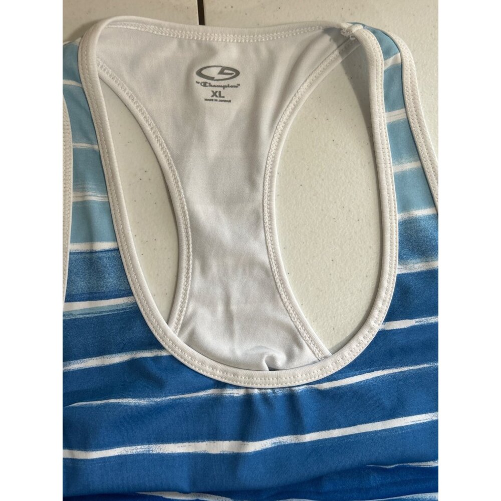 Champion Womens Striped Racerback Tank Top Bundle - Size XL Blue & Purple - Picture 8 of 15